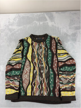 Vintage Coogi Sweater Mens Sz Small 3D Chunky Knit 100% Cotton Made In Australia